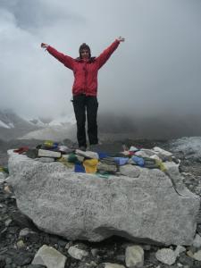 Celebrating at EVEREST BASE CAMP!