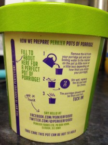 PERK!ER porridge pots are really easy to make. 