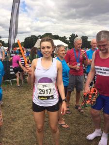 Straight after completing my 31 miles for team Women's Running