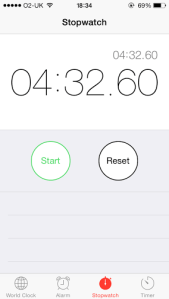 Proof of Dane's 100 burpees in 4:32 after completing 150 beforehand! 