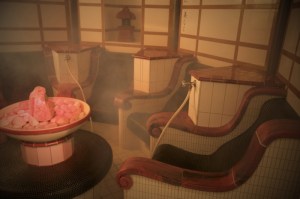 Japanese Salt Bath - picture cred to Center Parcs