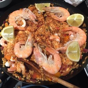 The paella 